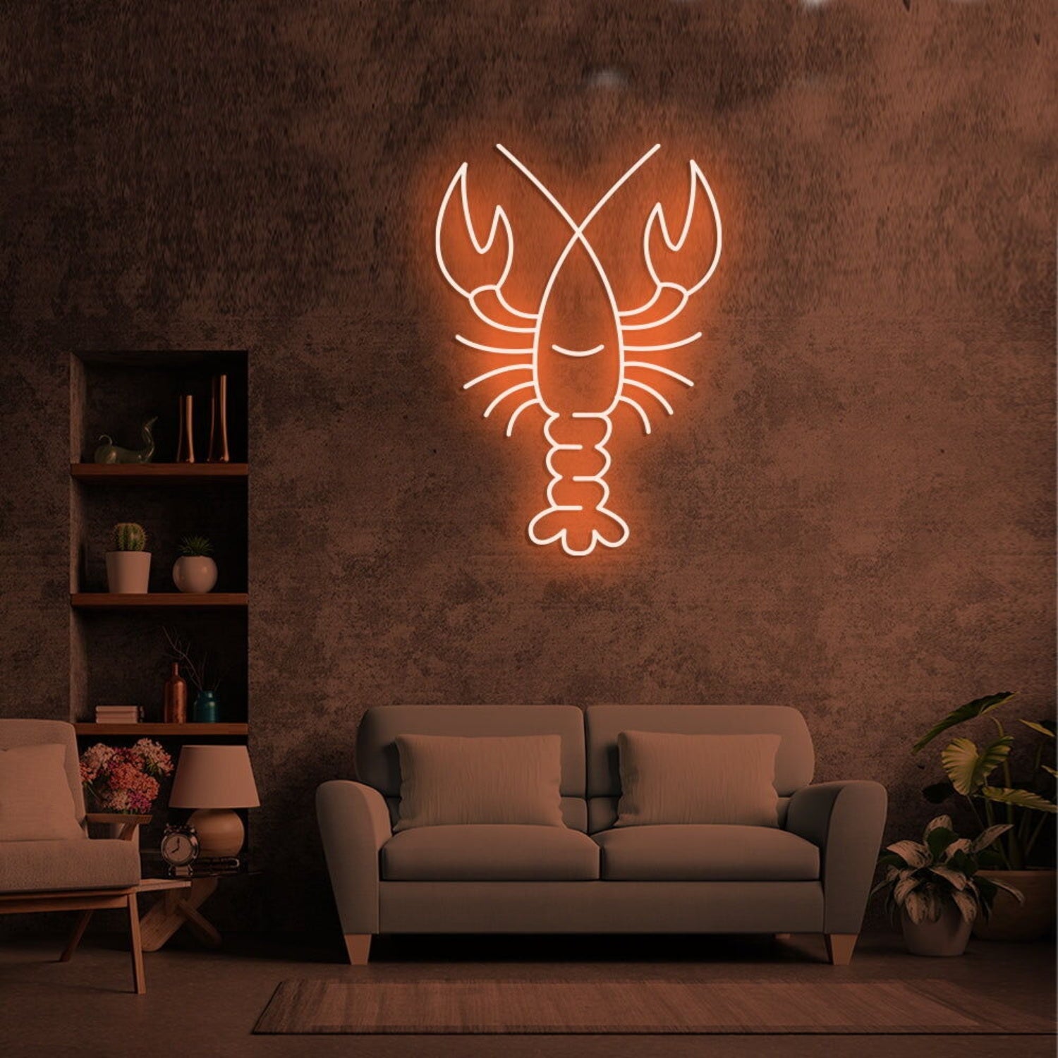 The Lobster Led Neon Sign For Food Lovers And Restaurants | Shineneon