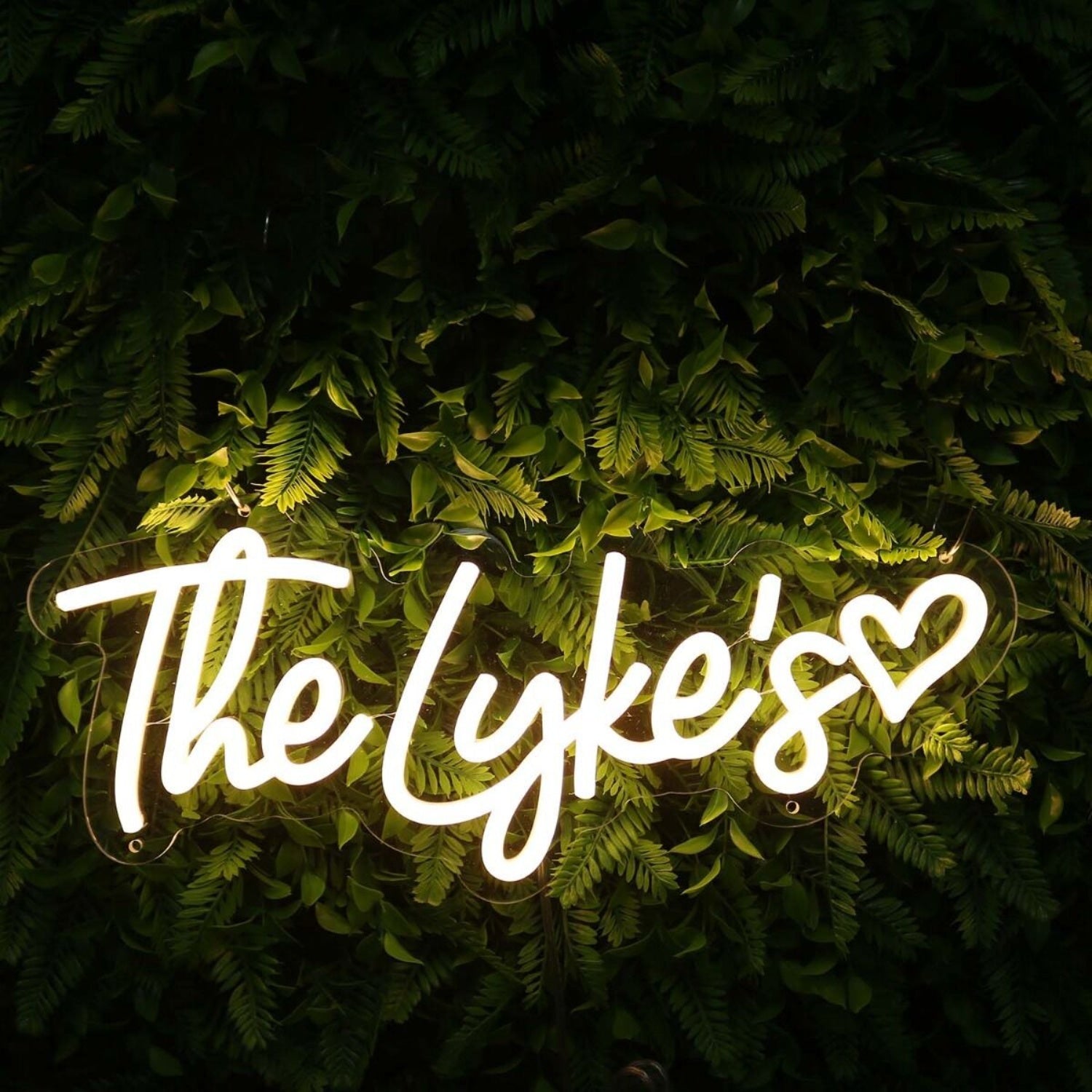 The Lykes Yellow Led Neon Sign - Shineneon