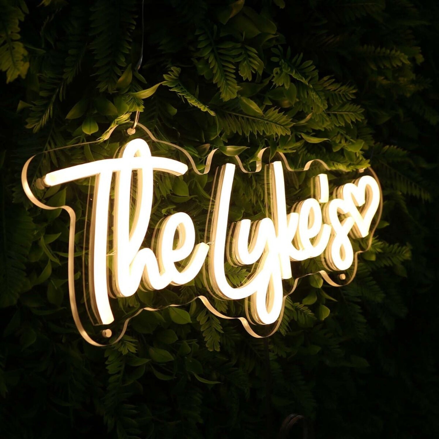 The Lykes Yellow Led Neon Sign - Shineneon