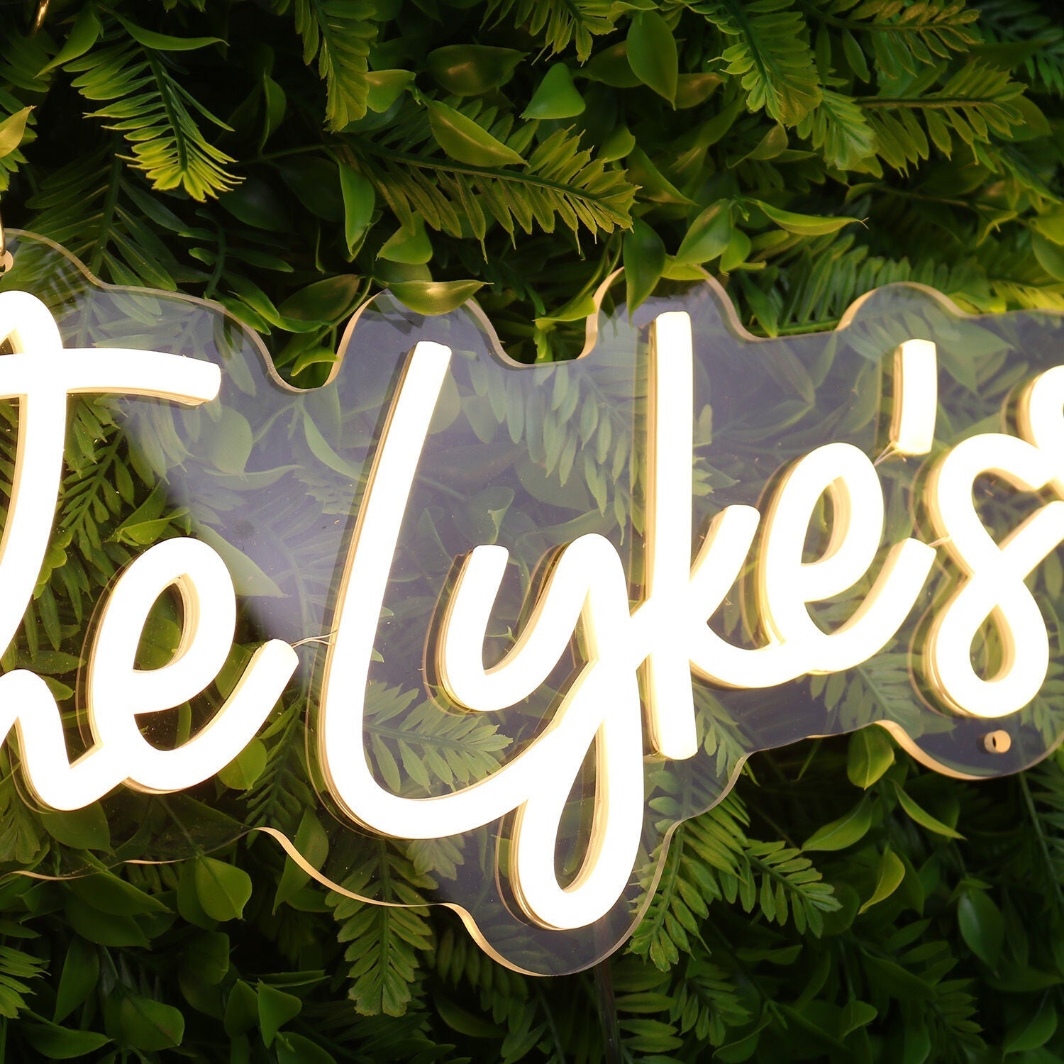 The Lykes Yellow Led Neon Sign - Shineneon