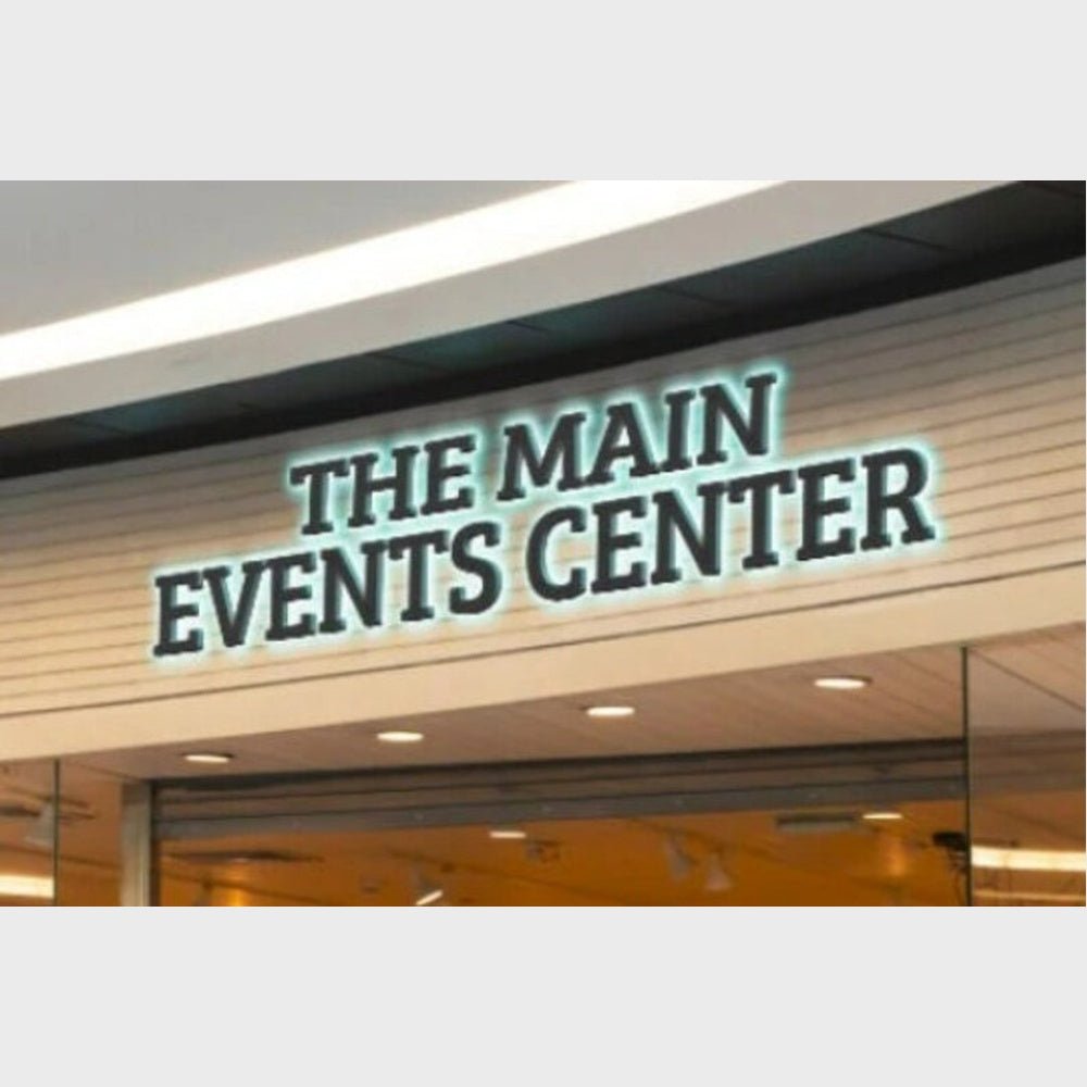 The Main Events Center 3D Backlit Channel Letters Led Light Sign - Shineneon