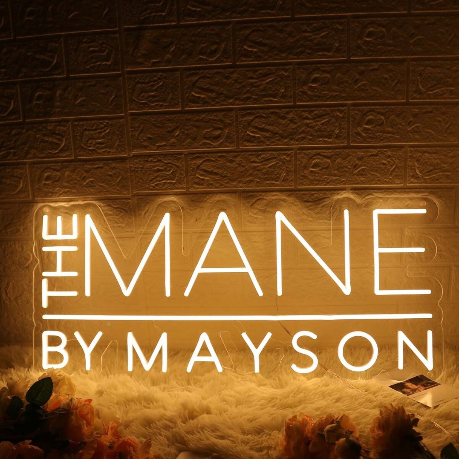 The Mane By Mayson Yellow Led Neon Sign - Shineneon