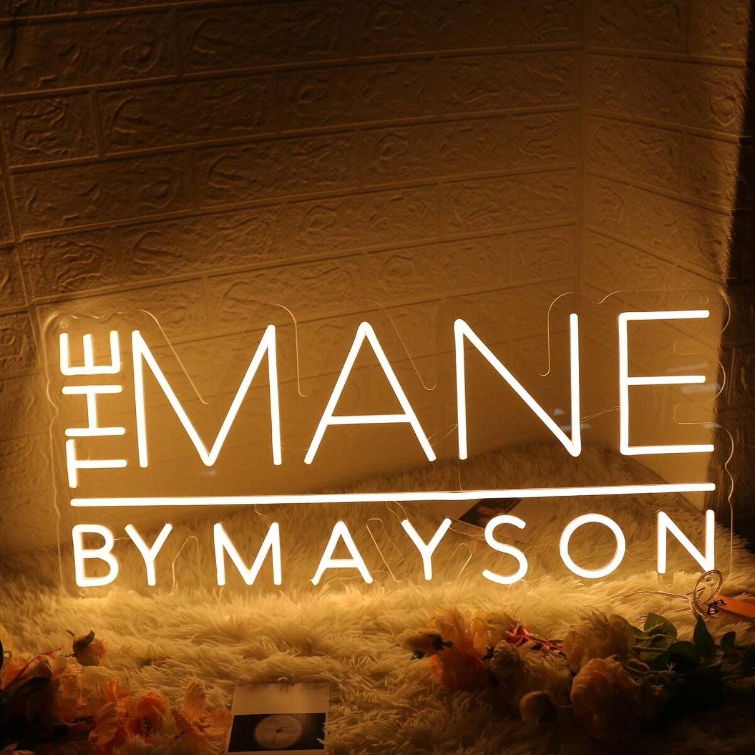 The Mane By Mayson Yellow Led Neon Sign - Shineneon