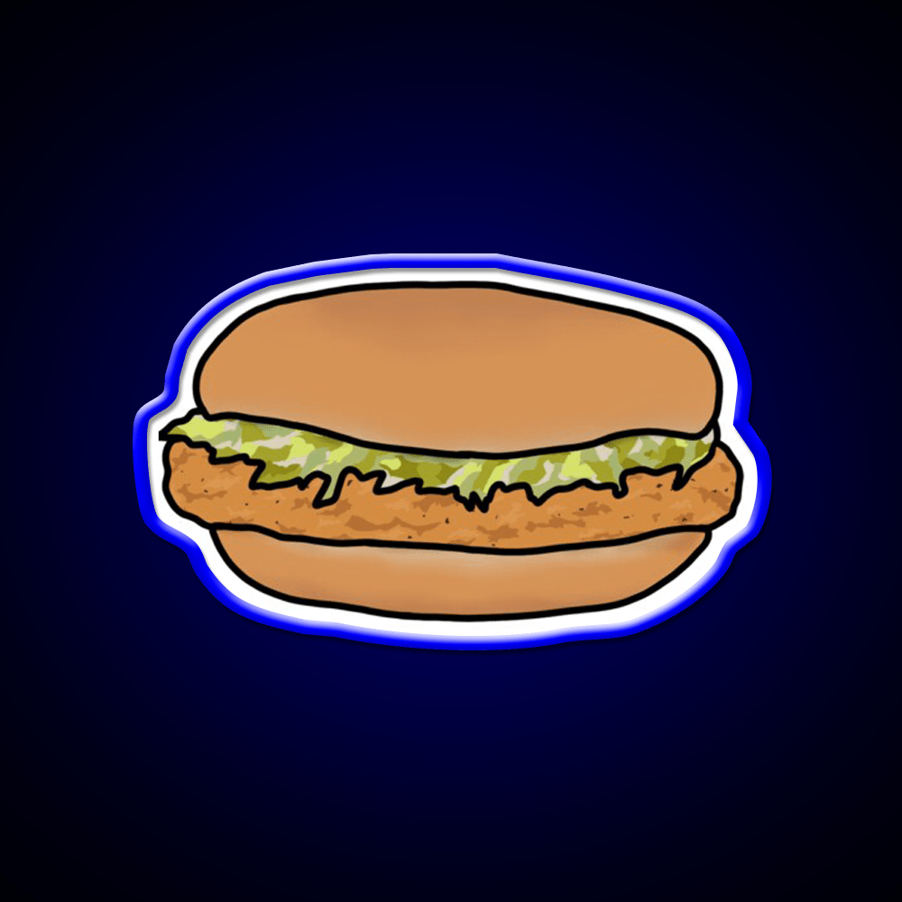 The Mcchicken Fast Food Led Neon Sign For Burger Place Rgb Color - Shineneon