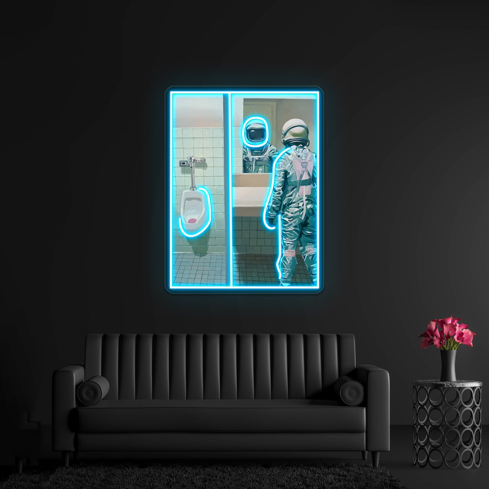 The Mens Room Artwork Personalized Neon Signs | Shineneon