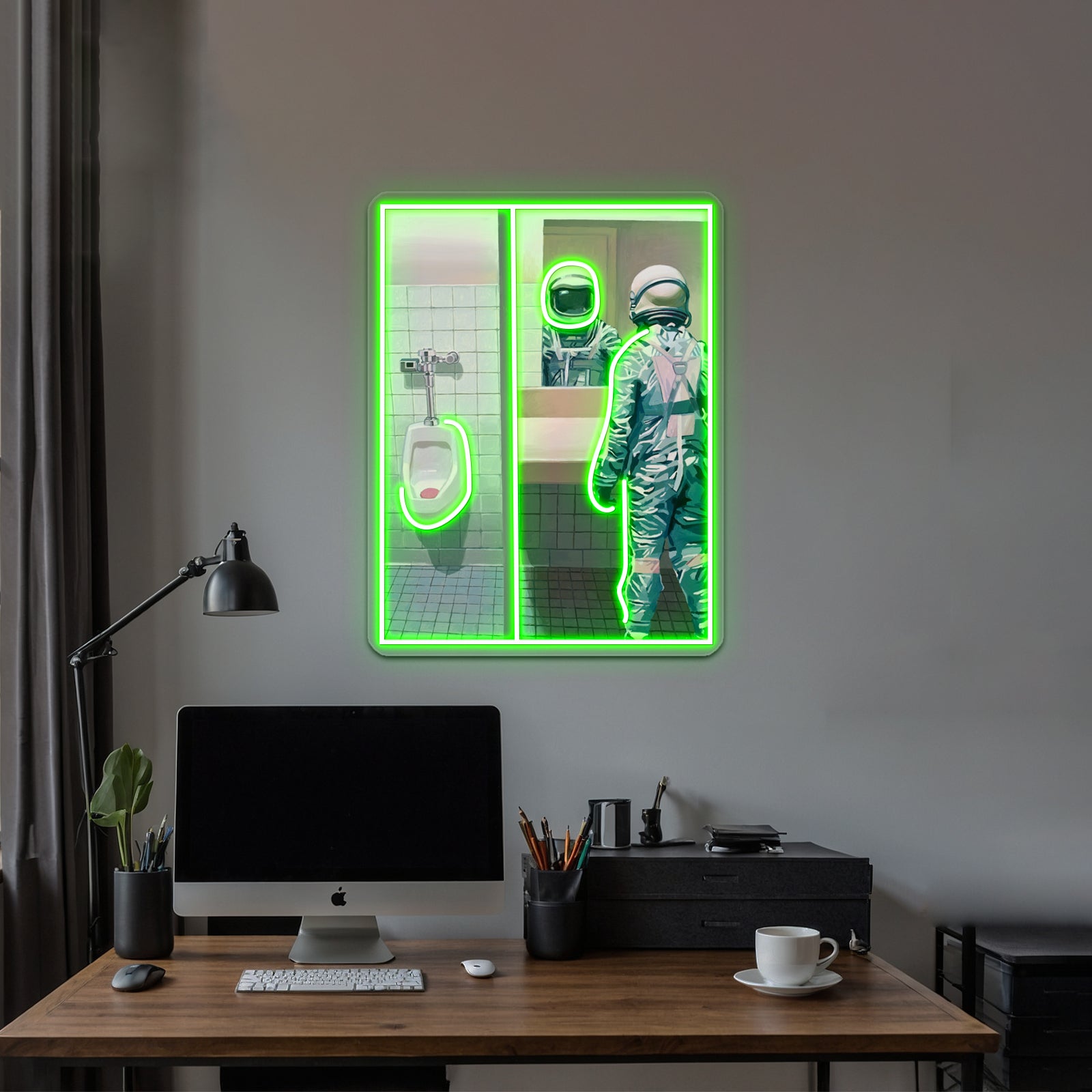 The Mens Room Artwork Personalized Neon Signs | Shineneon