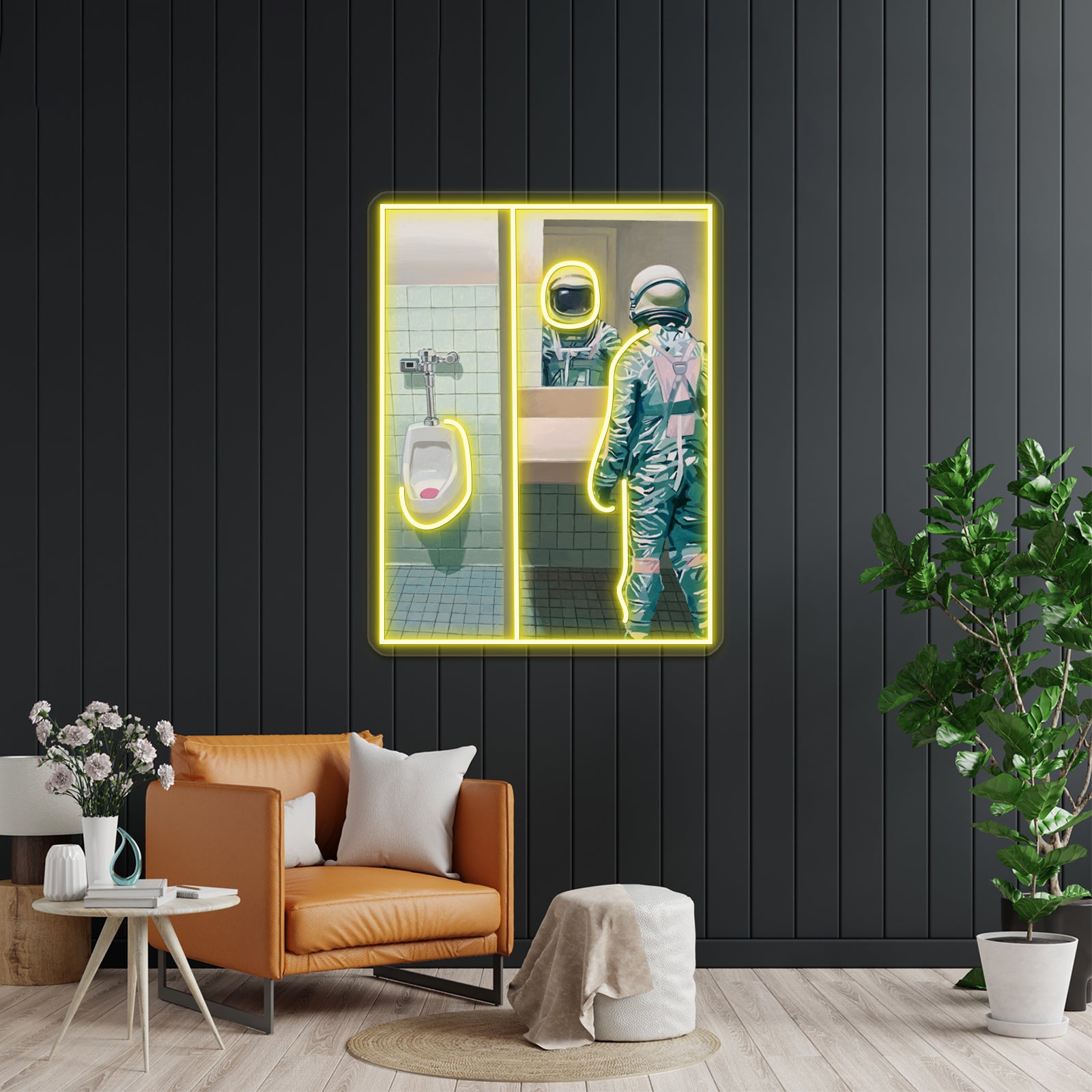 The Mens Room Artwork Personalized Neon Signs | Shineneon