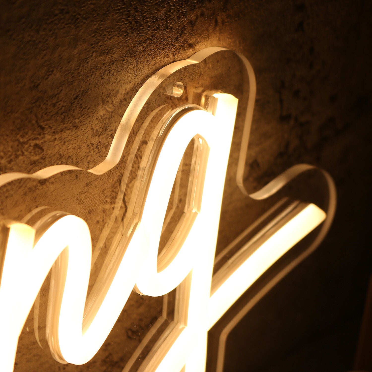 The Mung Yellow Led Neon Sign - Shineneon