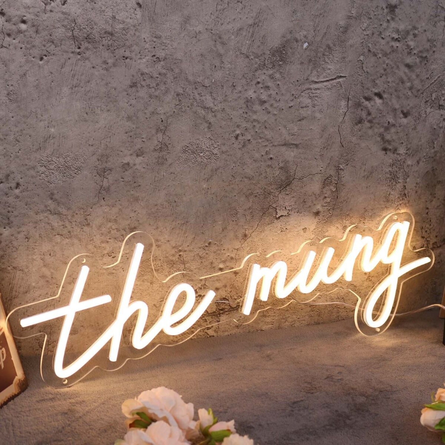 The Mung Yellow Led Neon Sign - Shineneon