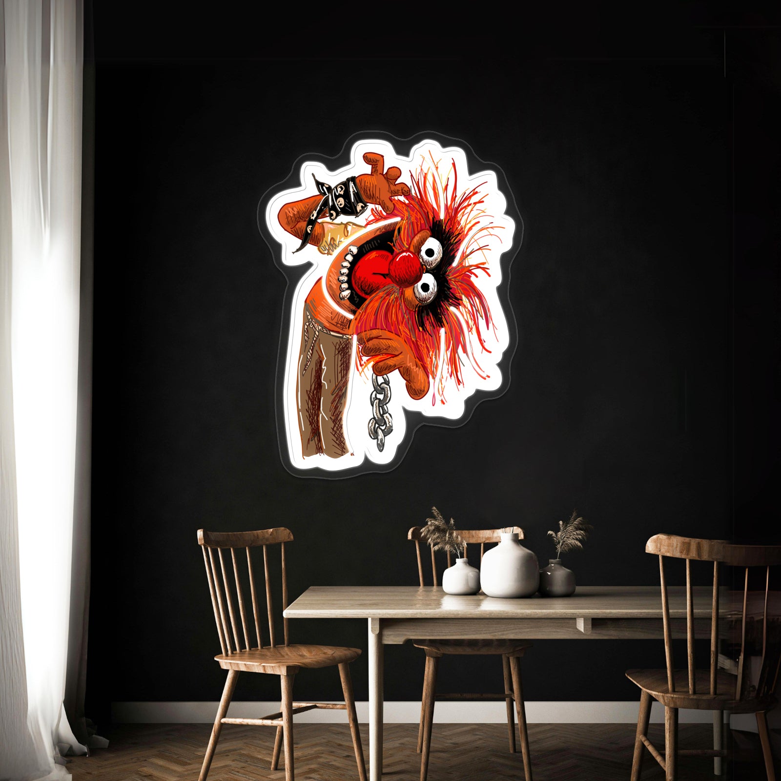 The Muppets Animal Illustration Artwork Personalized Neon Signs | Shineneon