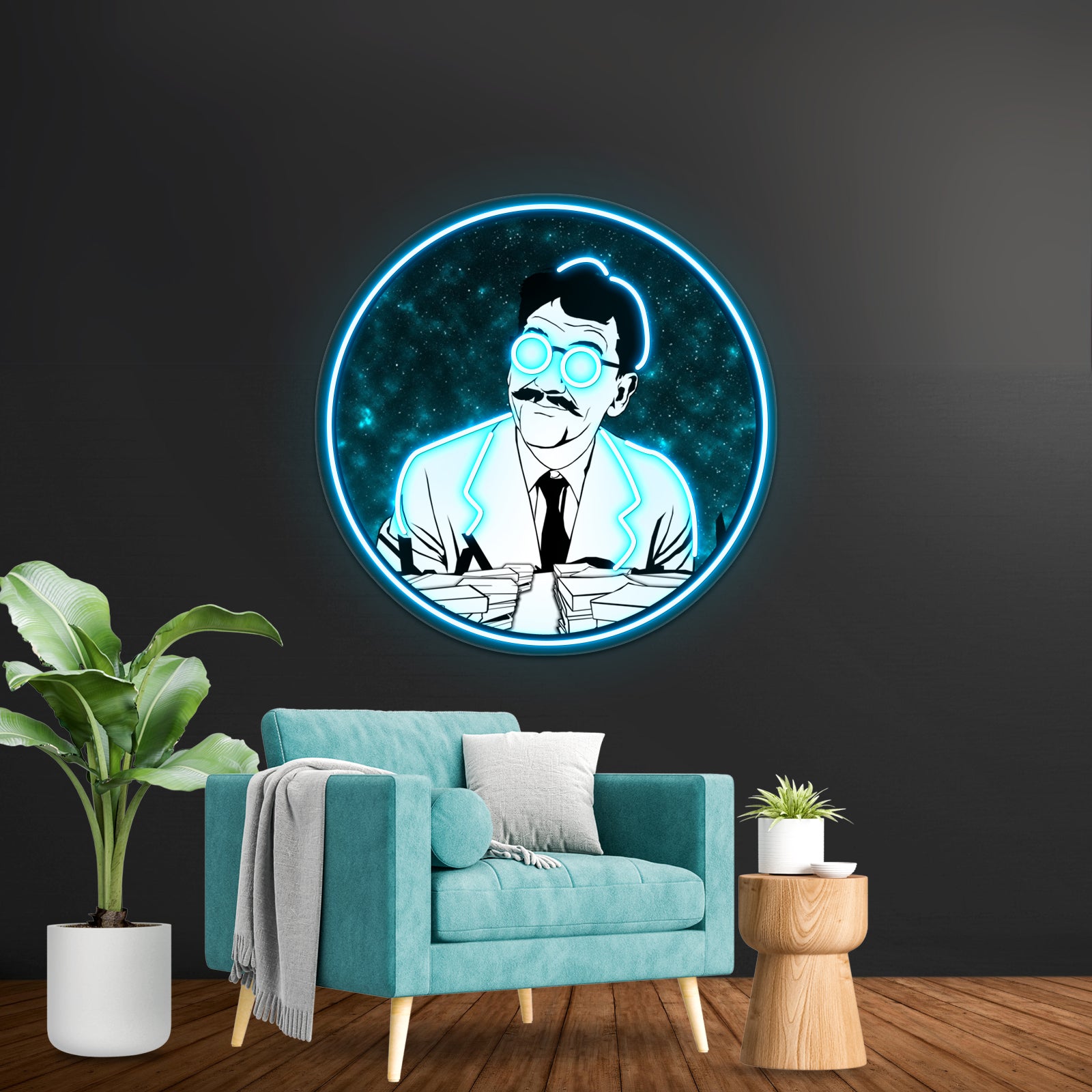 The Myopic Mr Bemis Artwork Personalized Neon Signs | Shineneon