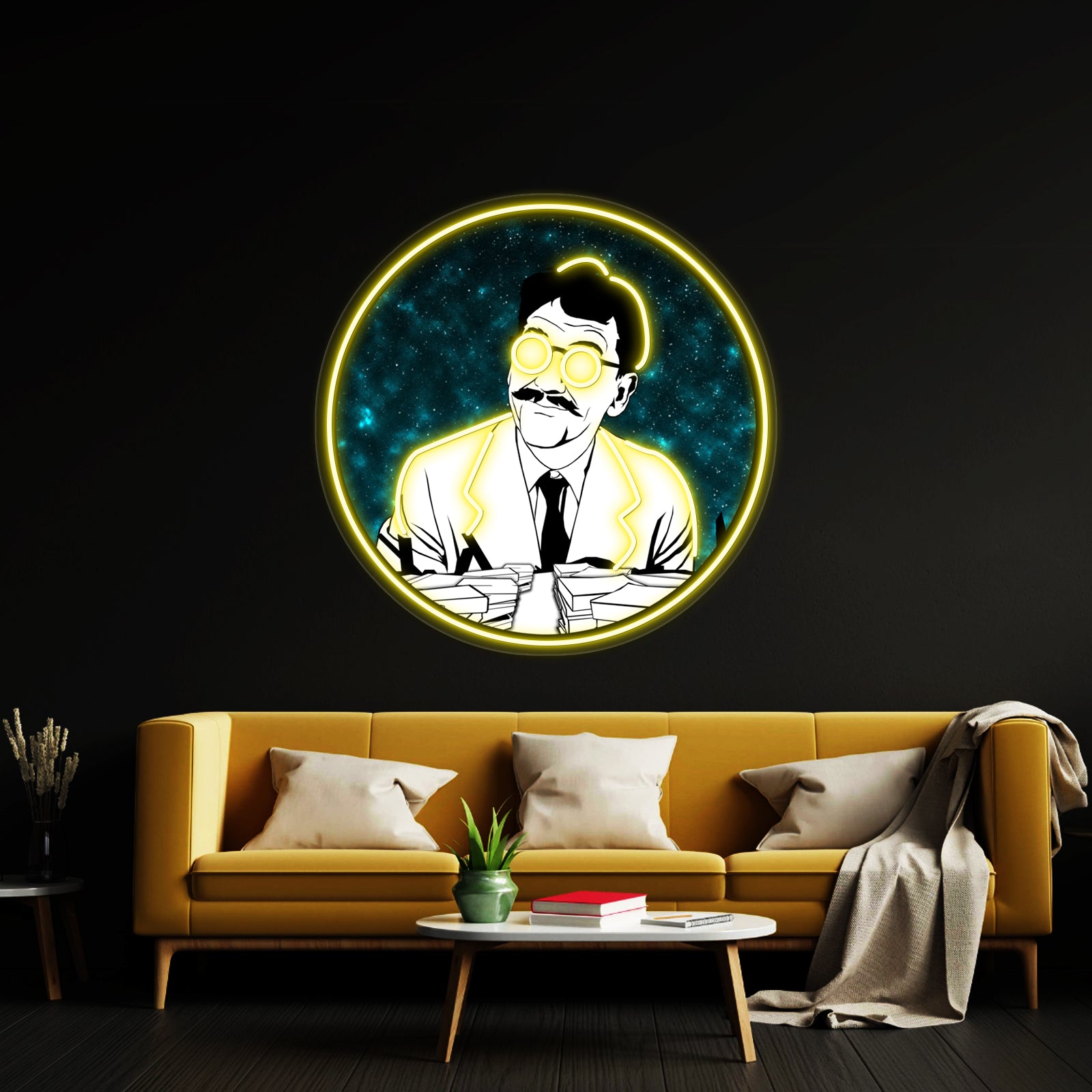The Myopic Mr Bemis Artwork Personalized Neon Signs | Shineneon