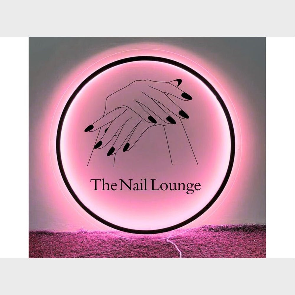The Nail Lounge Acrylic Business Logo Sign - Shineneon
