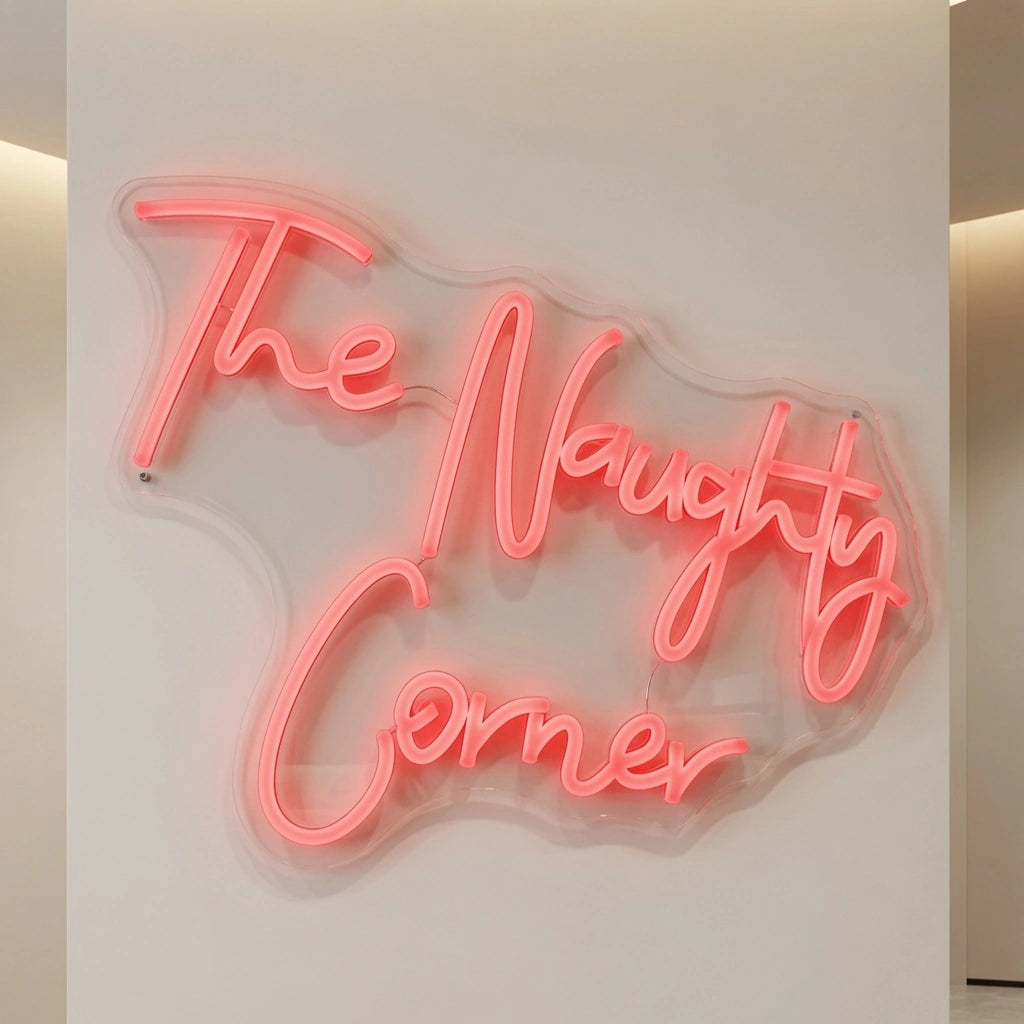 The Naughty Corner LED Neon Sign - 04 Size Image