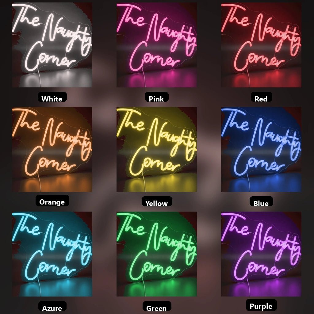 The Naughty Corner LED Neon Sign - Shineneon