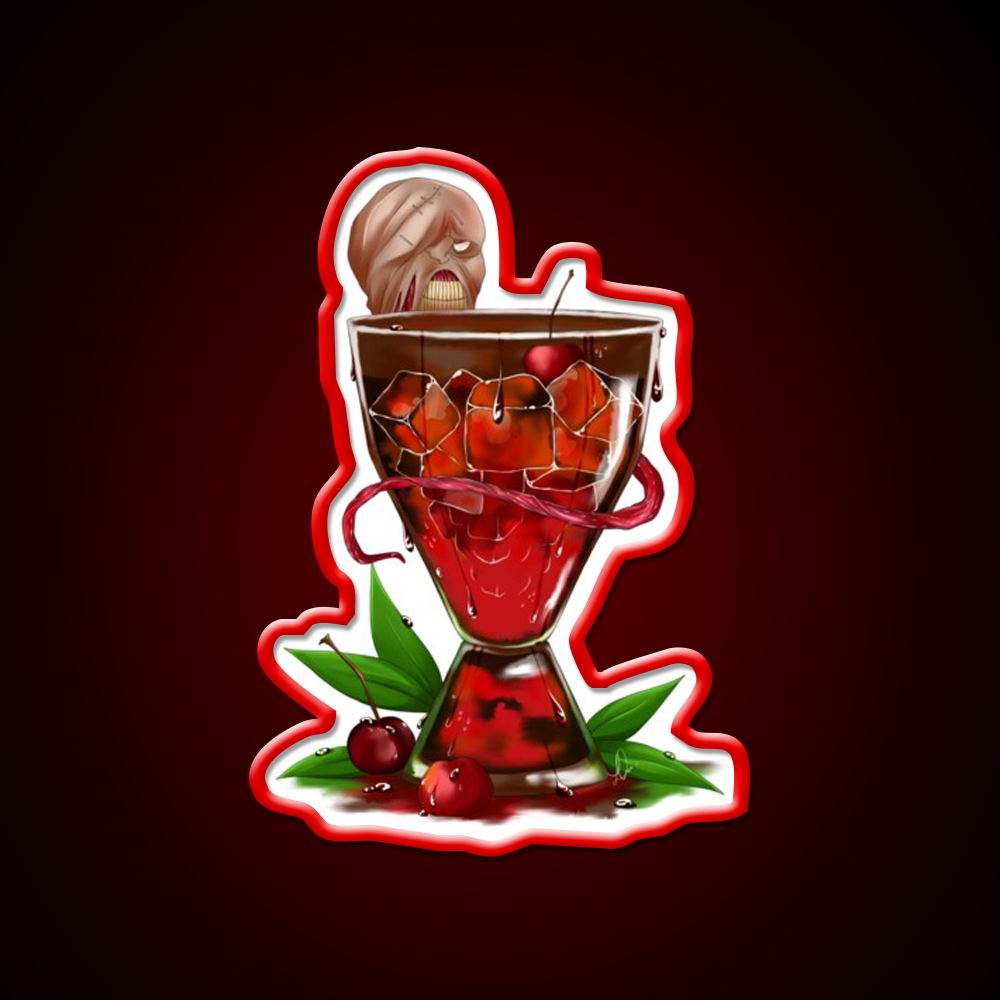 The Nemesiss Cherry Virus Cocktail Bar Decor Led Neon Sign Rgb Color - LED neon sign view 10