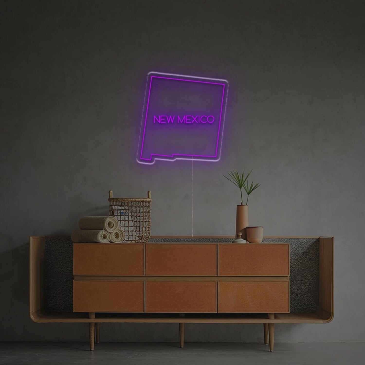 The New Mexico State Outline Led Neon Sign Home Decor - Shineneon