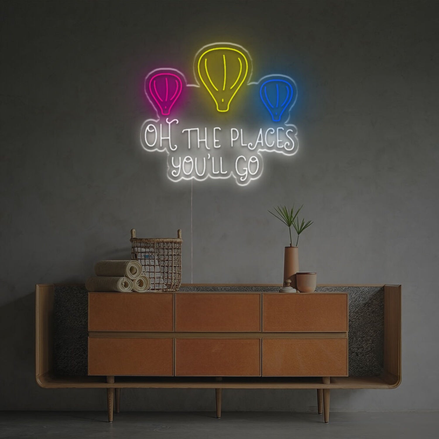 The Oh The Places You Will Go Led Neon Sign | Shineneon