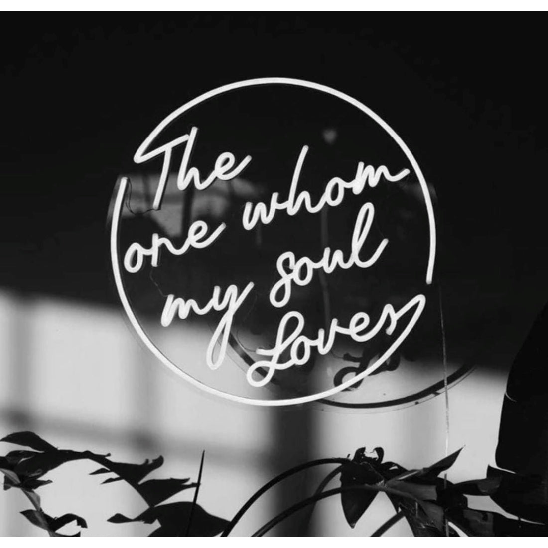 The One Whom My Soul Loves Neon Signs Neon Lights Led Neon Signs - Shineneon