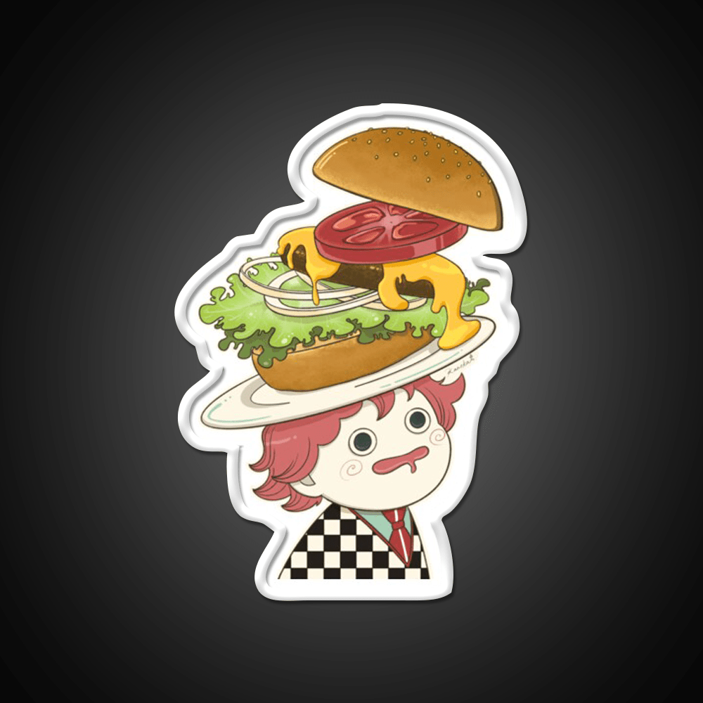 The Only Thing On My Mind Fast Food Led Neon Sign For Burger Place Rgb Color - Shineneon