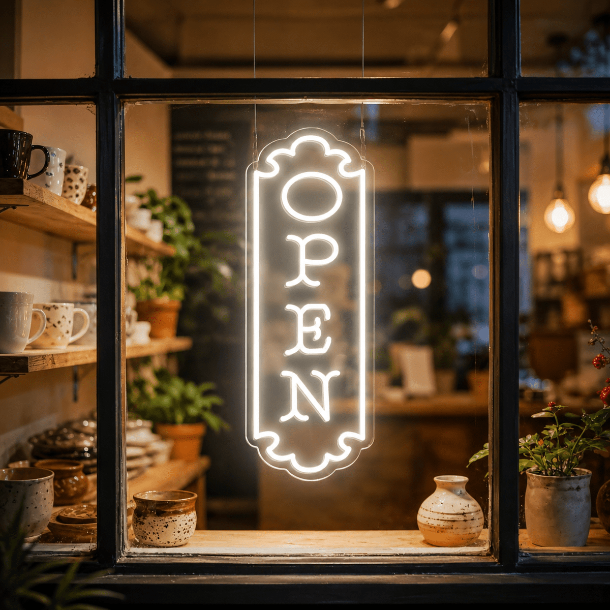 The Open Is Lit LED Neon Sign - Shineneon