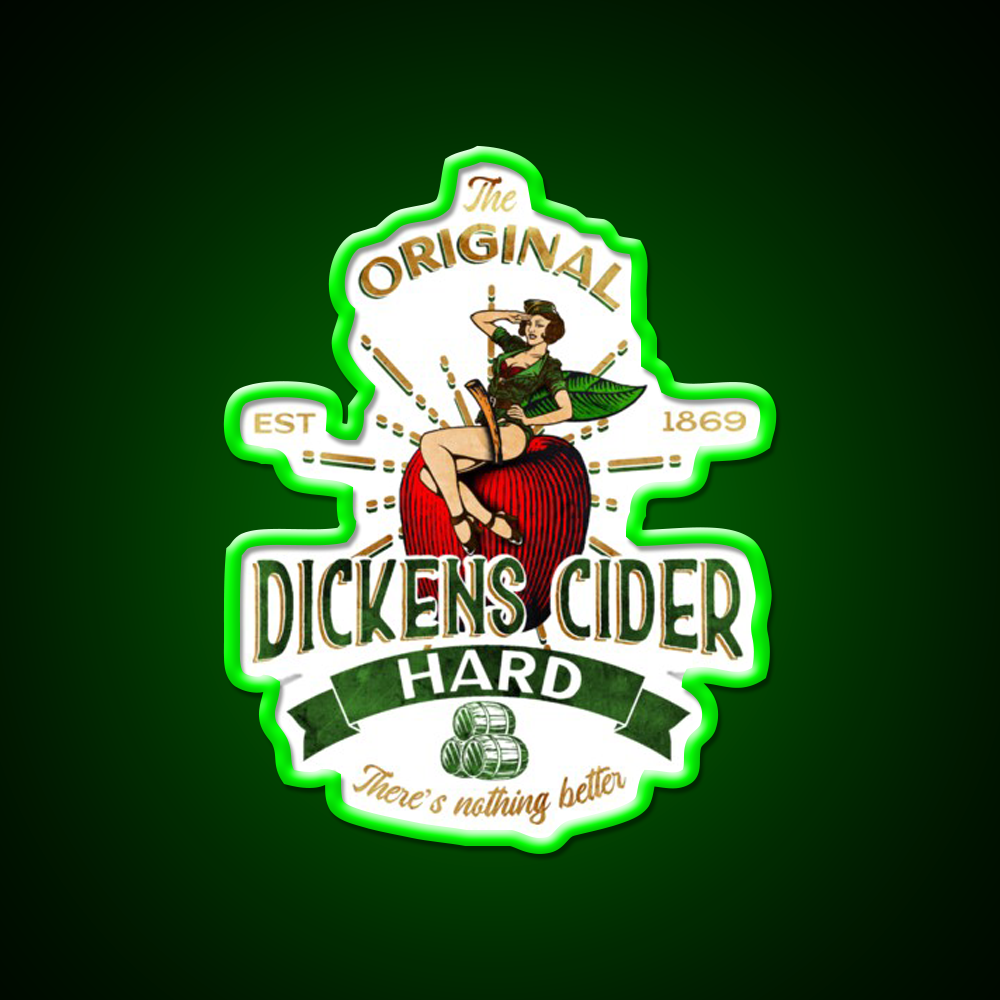 The Original Hard Dickens Cider Beer Bar Decor Led Neon Sign Rgb Color - LED neon sign view 8