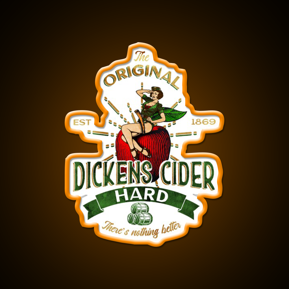 The Original Hard Dickens Cider Beer Bar Decor Led Neon Sign Rgb Color - LED neon sign view 6