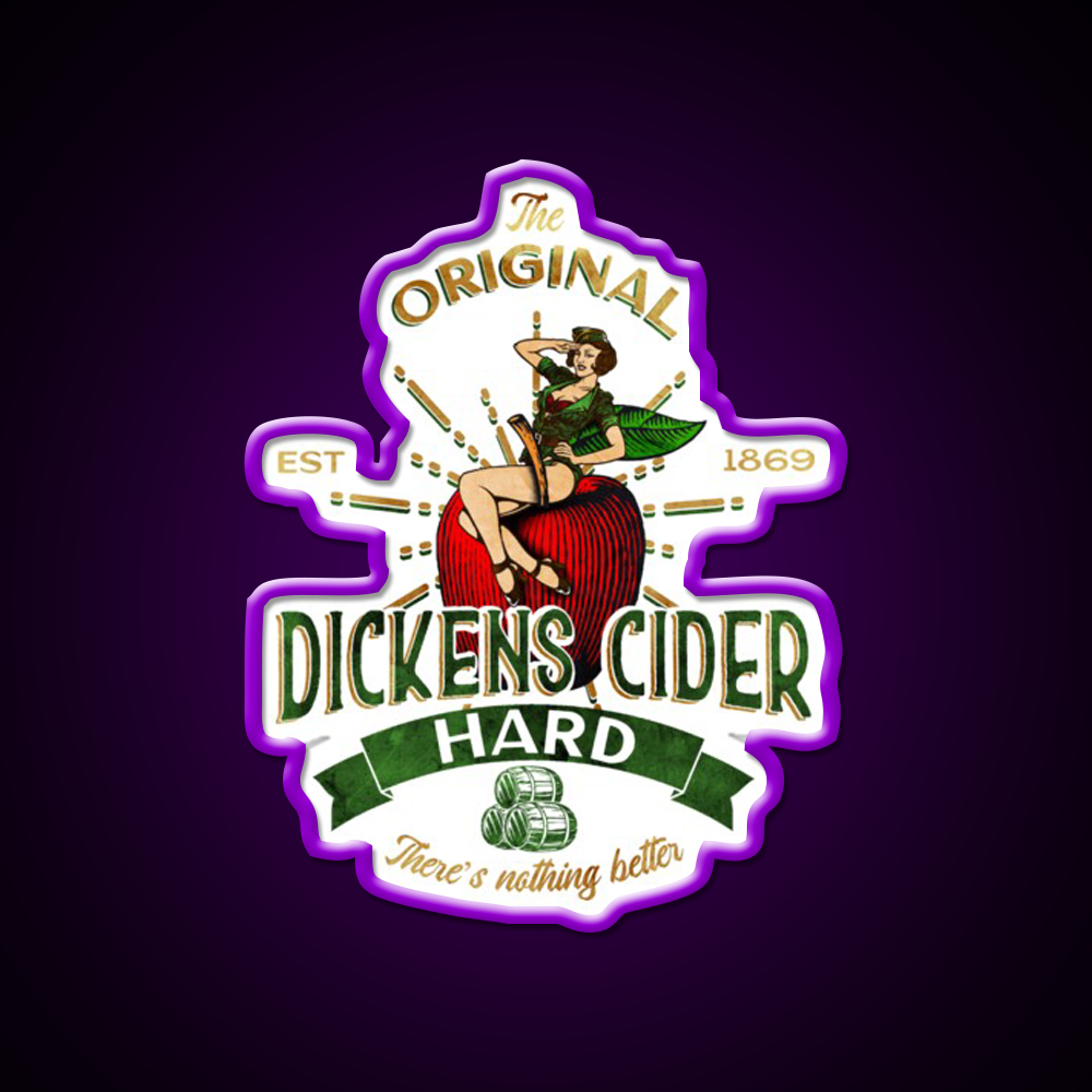 The Original Hard Dickens Cider Beer Bar Decor Led Neon Sign Rgb Color - LED neon sign view 9