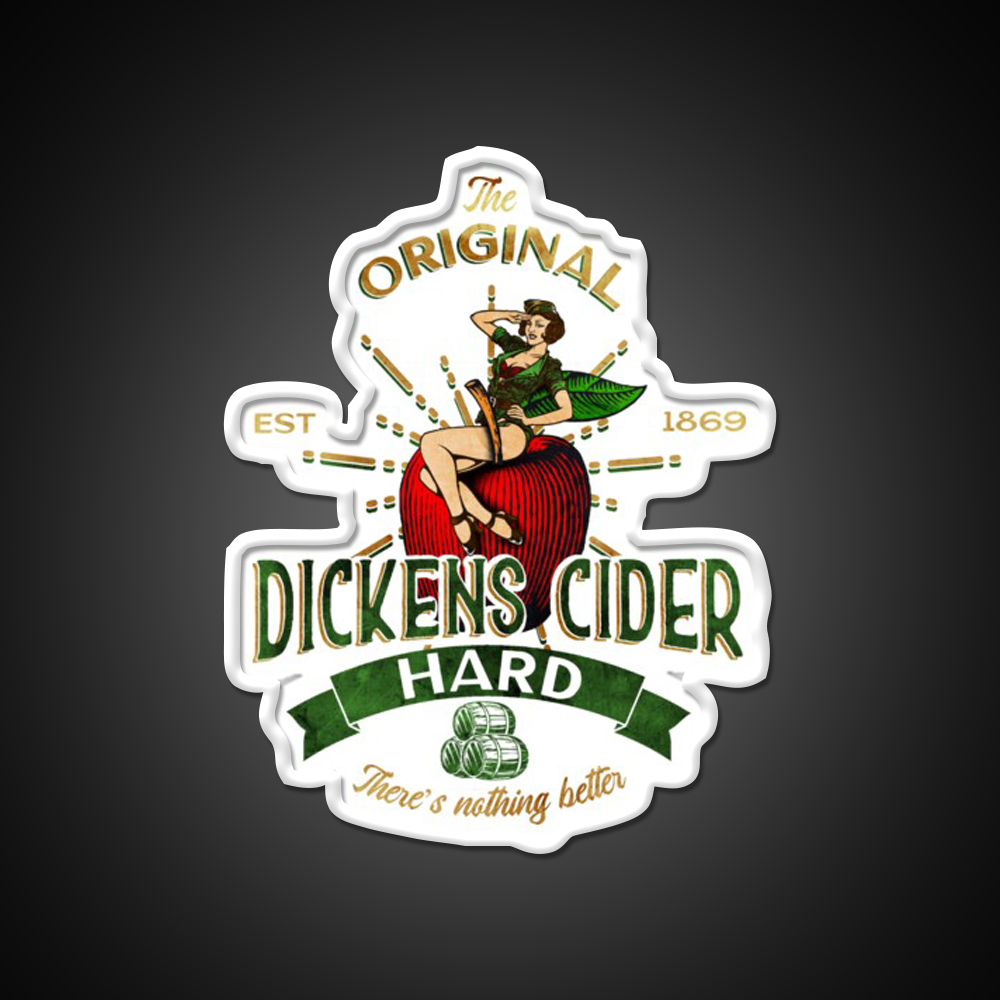 The Original Hard Dickens Cider Beer Bar Decor Led Neon Sign Rgb Color - LED neon sign view 11
