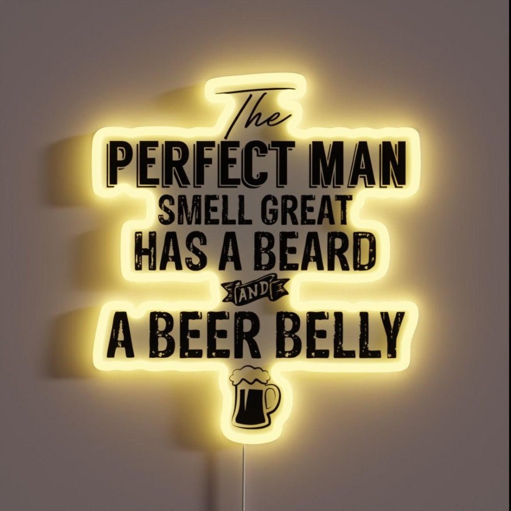 The Perfect Man Rgb Led Neon Sign - Shineneon