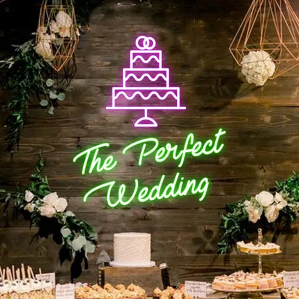 The Perfect Wedding Led Neon Sign | Shineneon