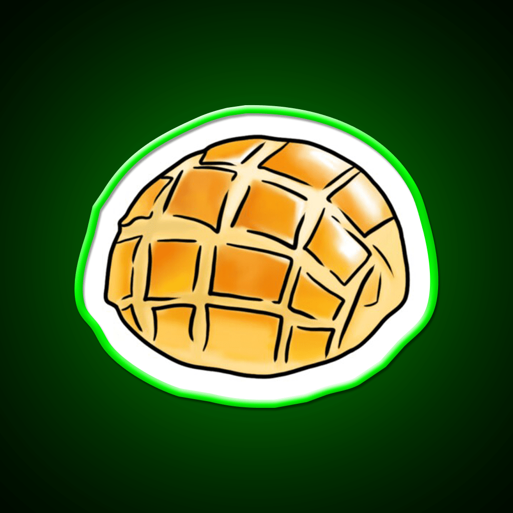 The Pineapple Bun Chinese Dim Sum Food Led Neon Sign Chinese Food Rgb Color - Shineneon