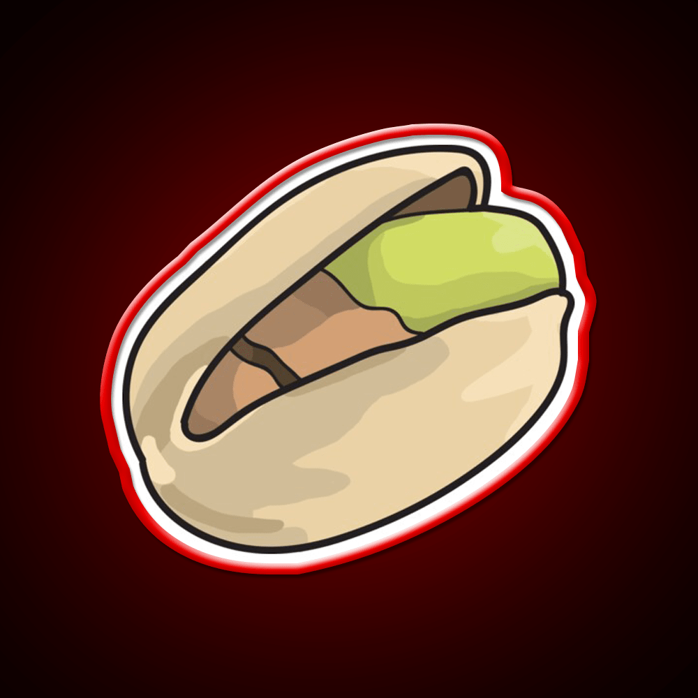 The Pistachio Snack Food Led Neon Sign Rgb Color - Shineneon