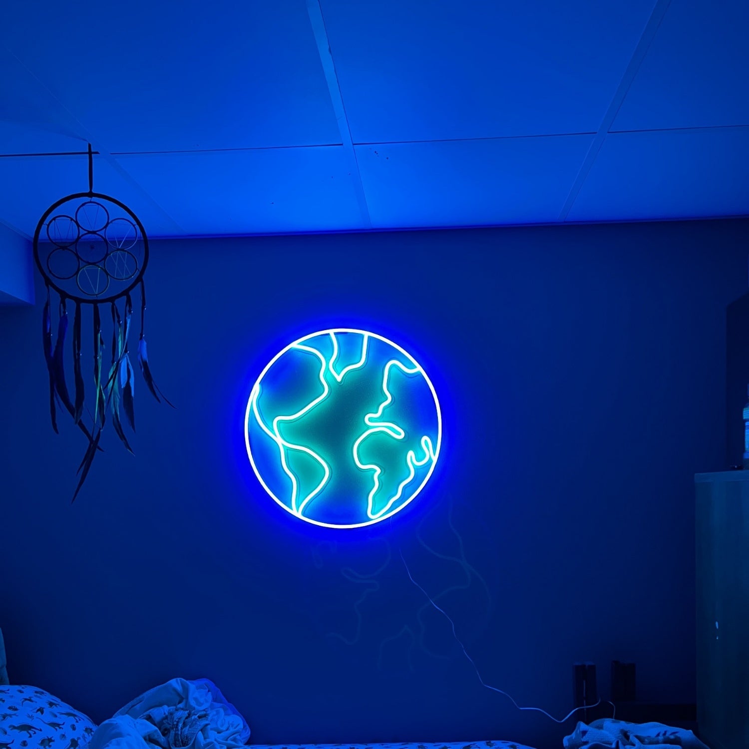 The Planet Earth Led Neon Sign Wall Art | Shineneon