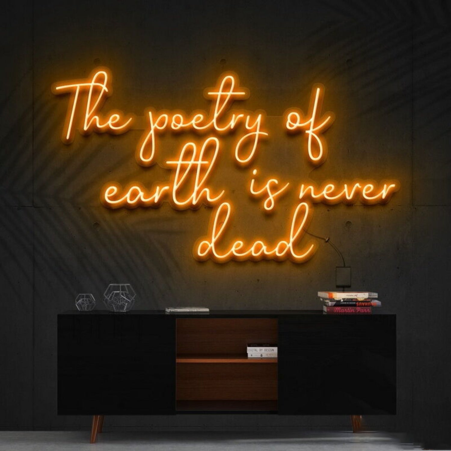 The Poetry Of Earth Is Never Dead Led Neon Sign - Shineneon