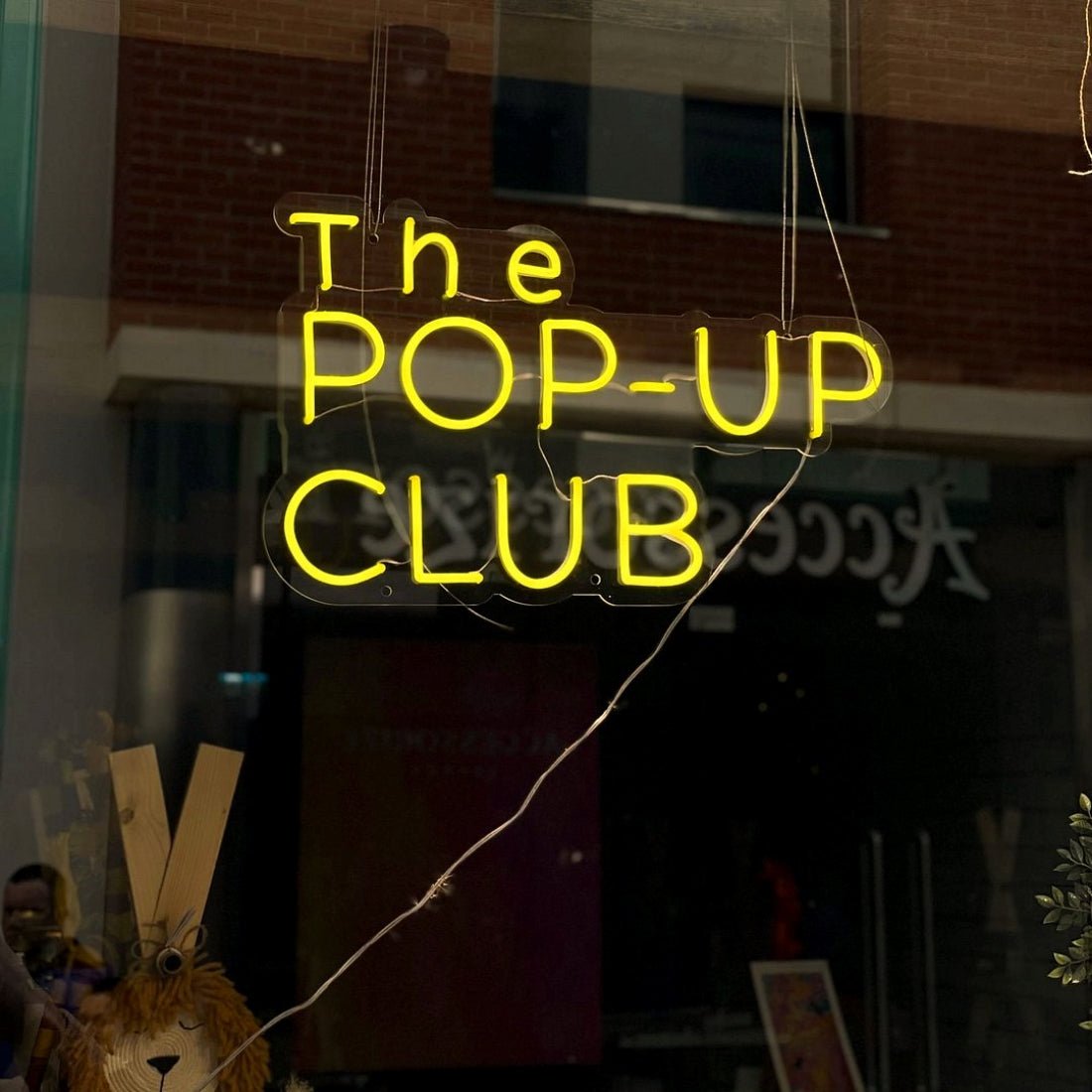 The Pop - Up Club Led Sign Business Neon Sign - Shineneon