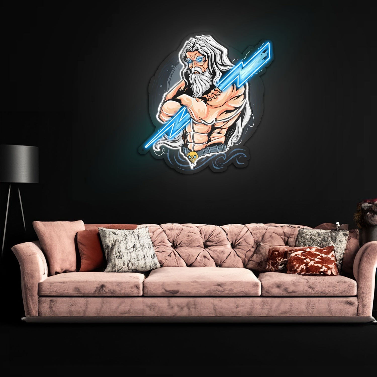 The Power Of Thunder Led Neon Sign X Acrylic Artwork - Shineneon