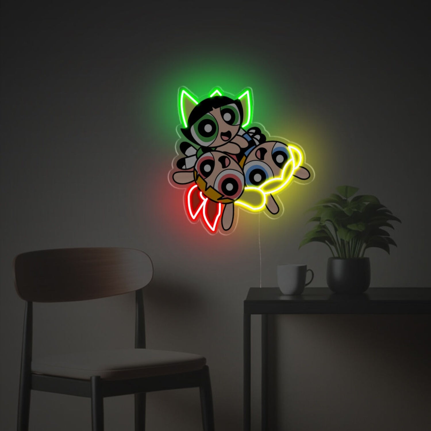 The Powerpuff Girls Led Neon Acrylic Artwork | Shineneon