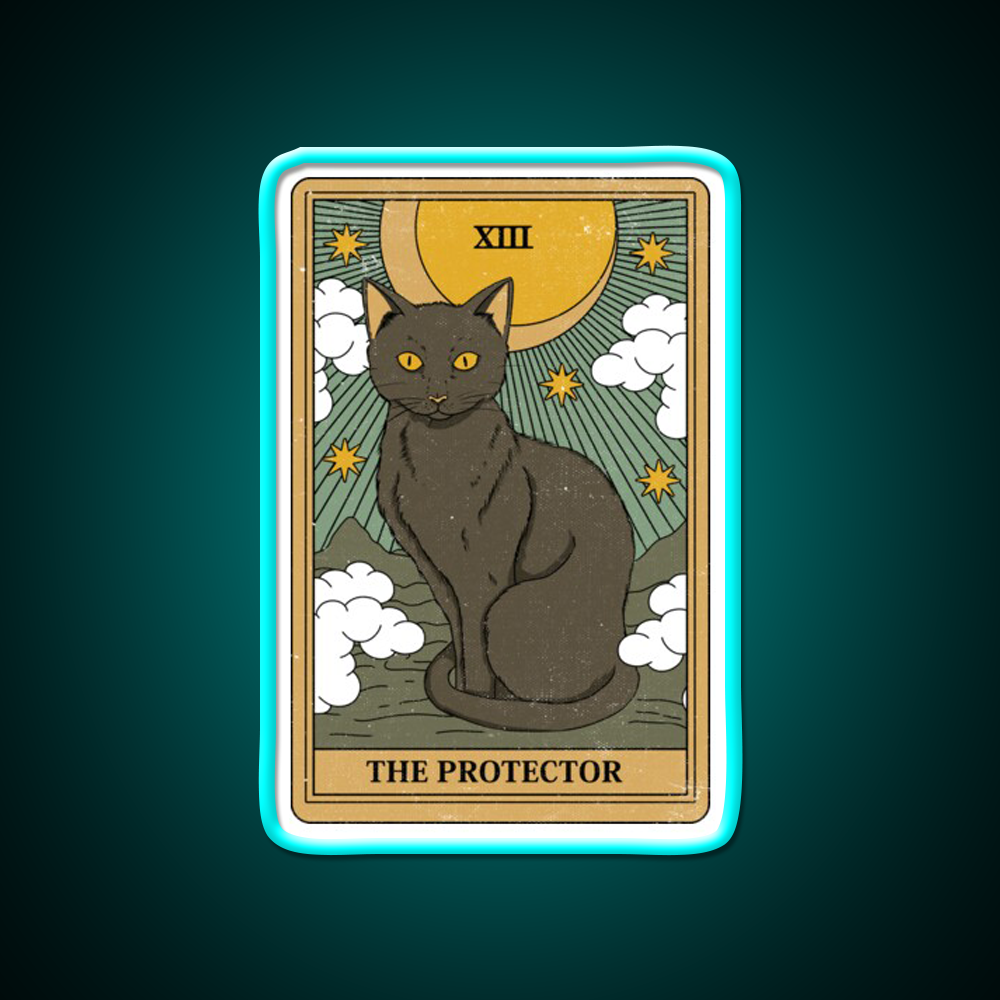 The Protector Yoga Led Neon Sign For Wellness Space Rgb Color