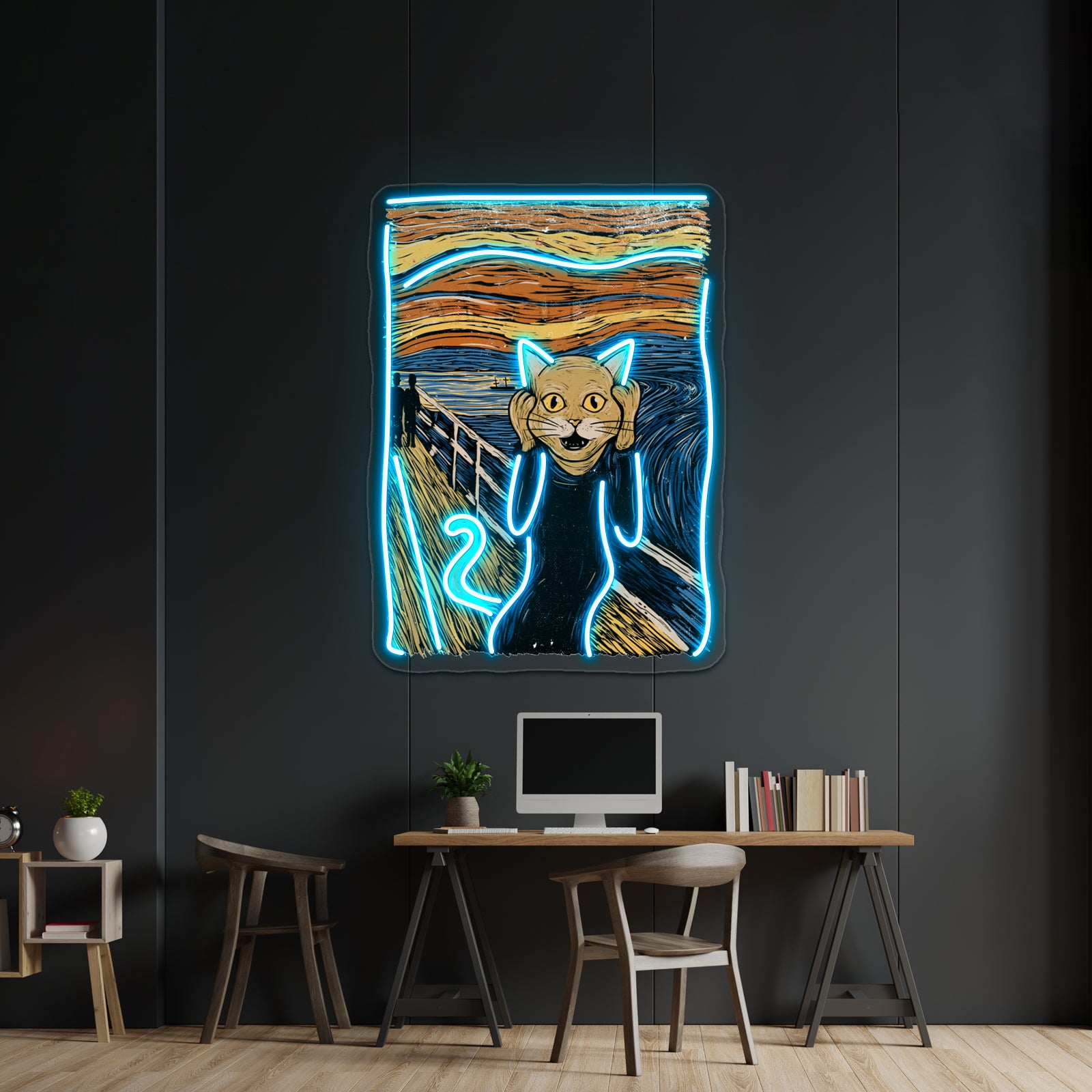 The Purr Artwork Personalized Neon Signs | Shineneon