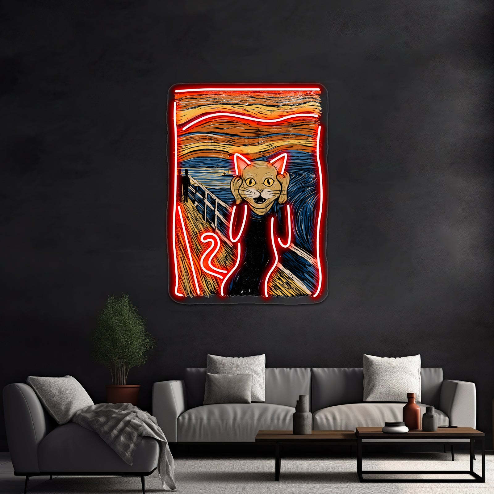 The Purr Artwork Personalized Neon Signs | Shineneon