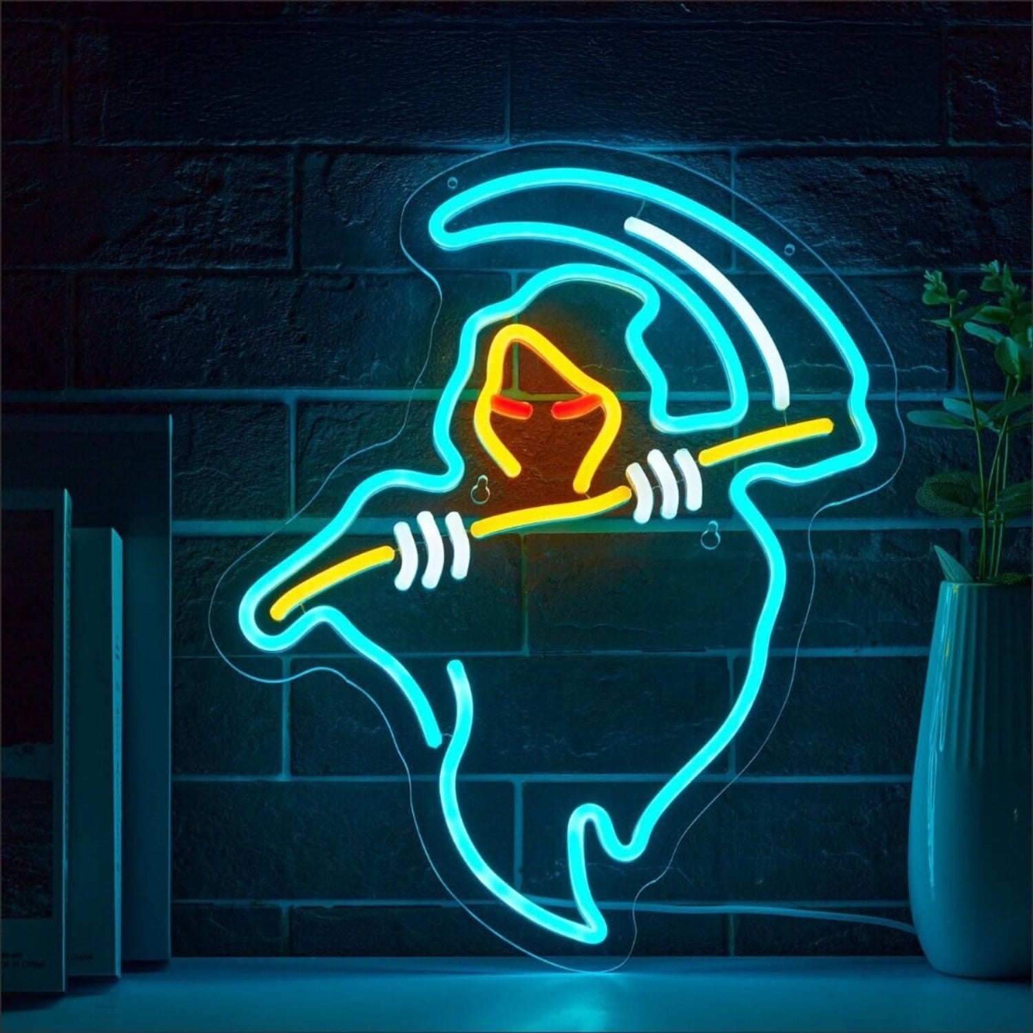 The Red-Eyed Wizard Led Neon Sign Fantasy Kids Room | Shineneon