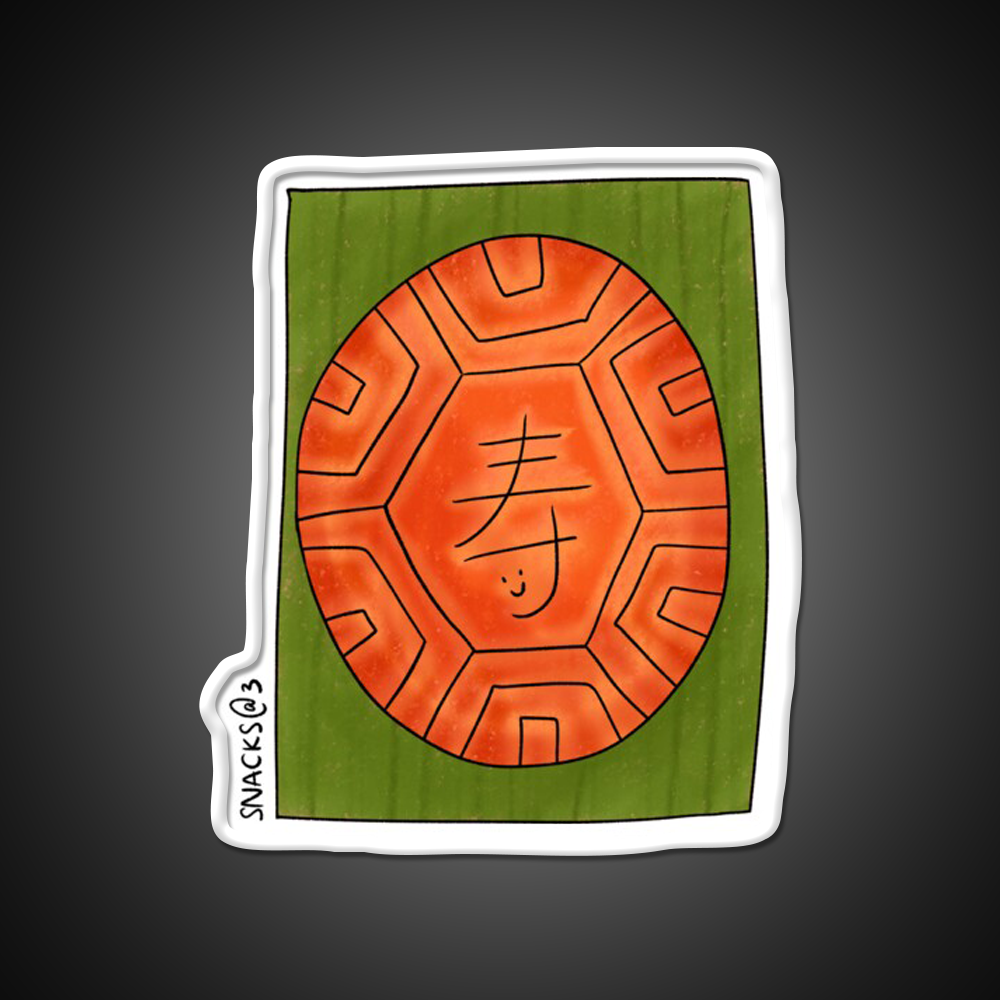 The Red Tortoise Cake Led Neon Sign Chinese Food Rgb Color