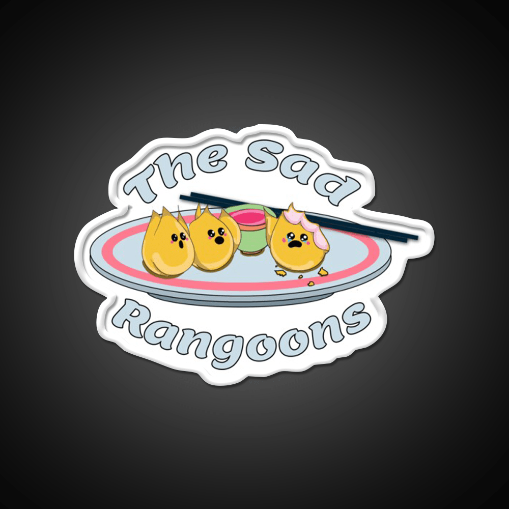 The Sad Rangoons Led Neon Sign Chinese Food Rgb Color - Shineneon