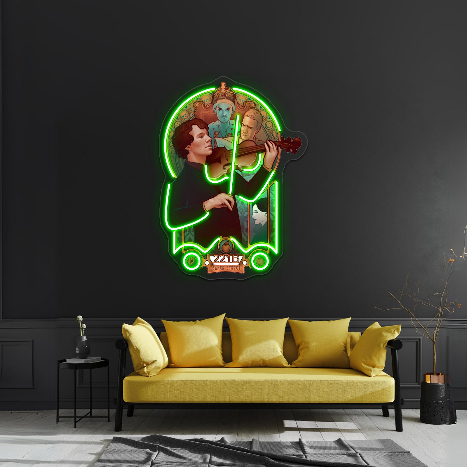 The Science Of Deduction Artwork Personalized Neon Signs | Shineneon