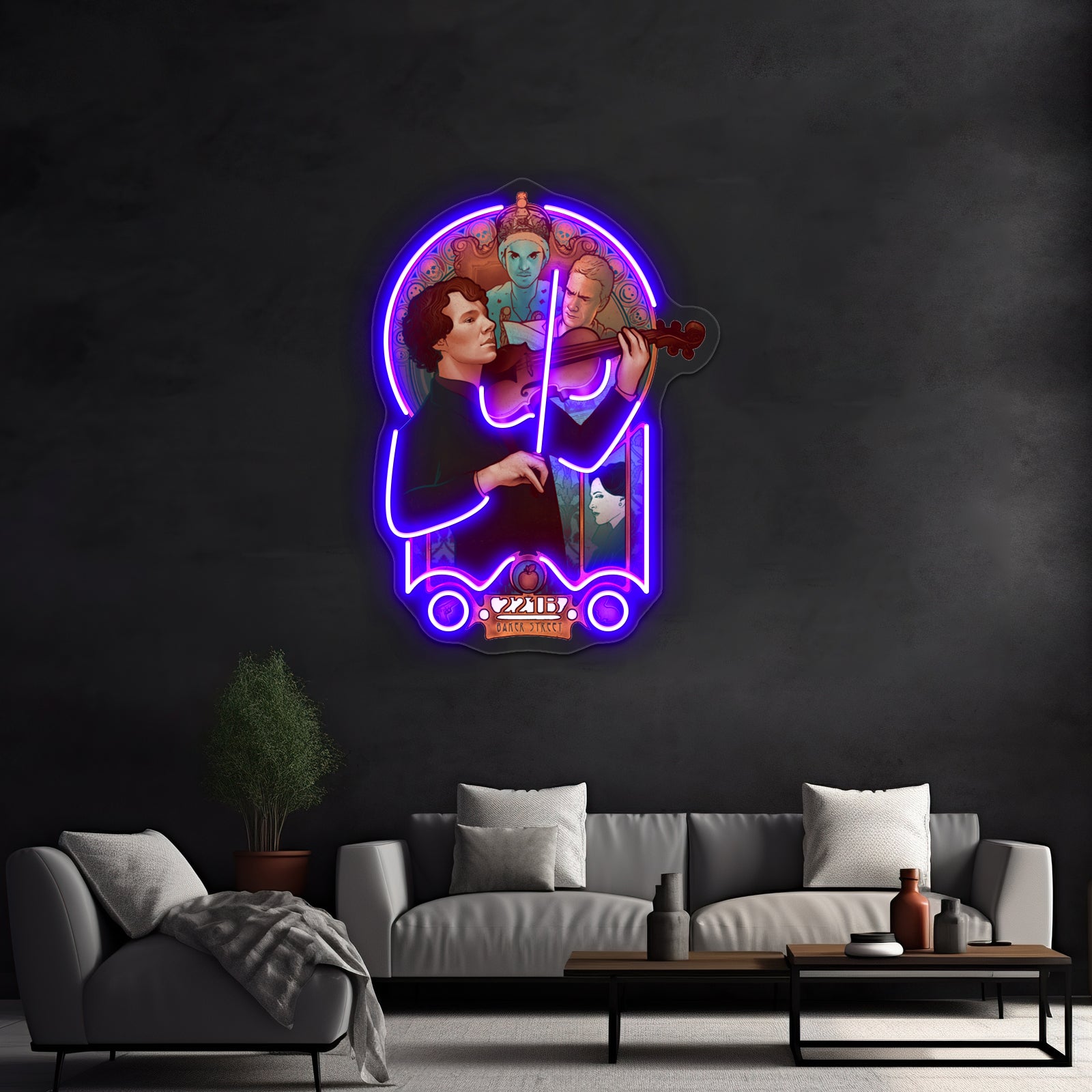 The Science Of Deduction Artwork Personalized Neon Signs | Shineneon