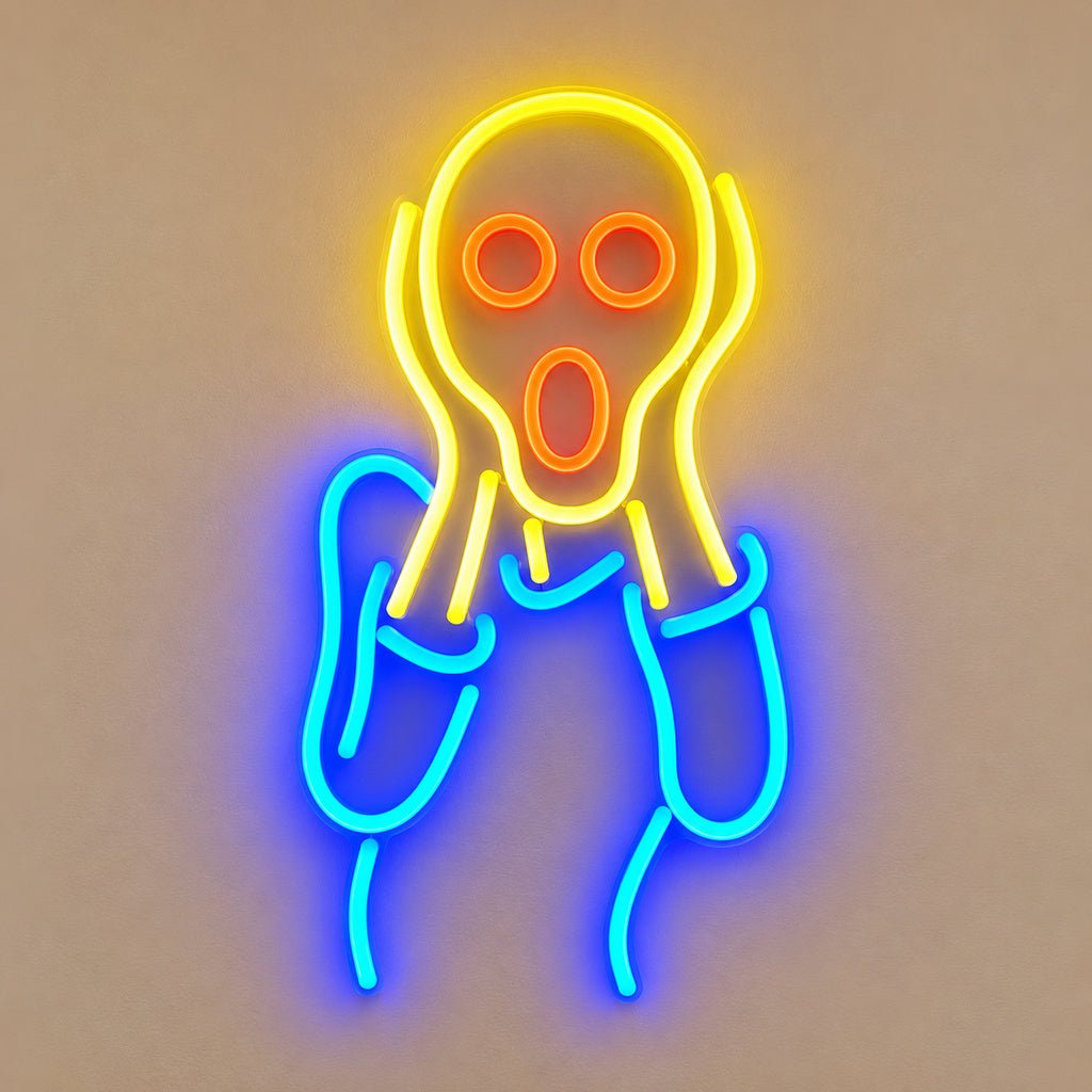 The Scream Figure LED Neon Sign - Shineneon