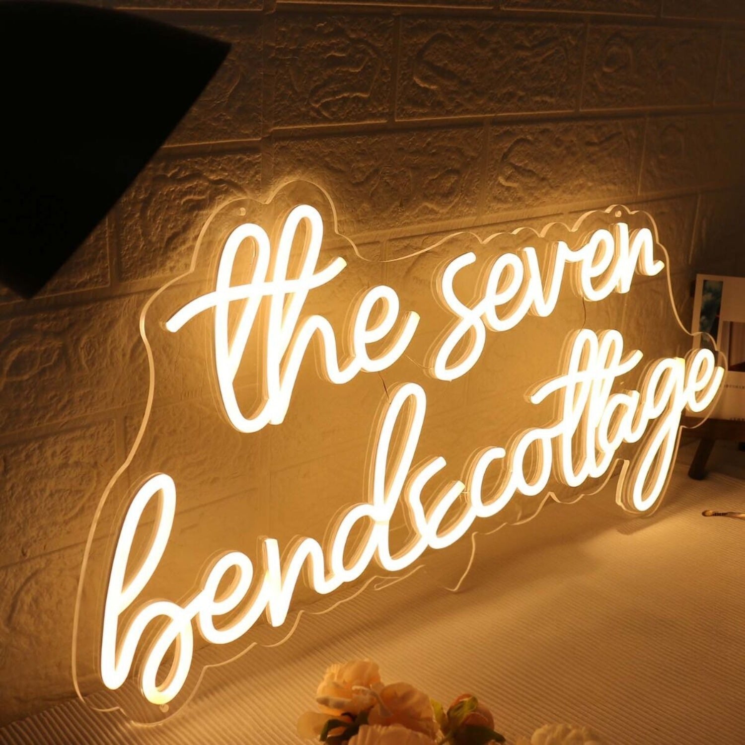 The Seven Bends Cottage Yellow Led Neon Sign - Shineneon