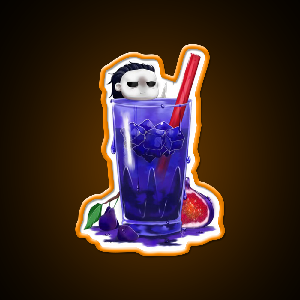 The Shapes Deep Stare Cocktail Bar Decor Led Neon Sign Rgb Color - LED neon sign view 6