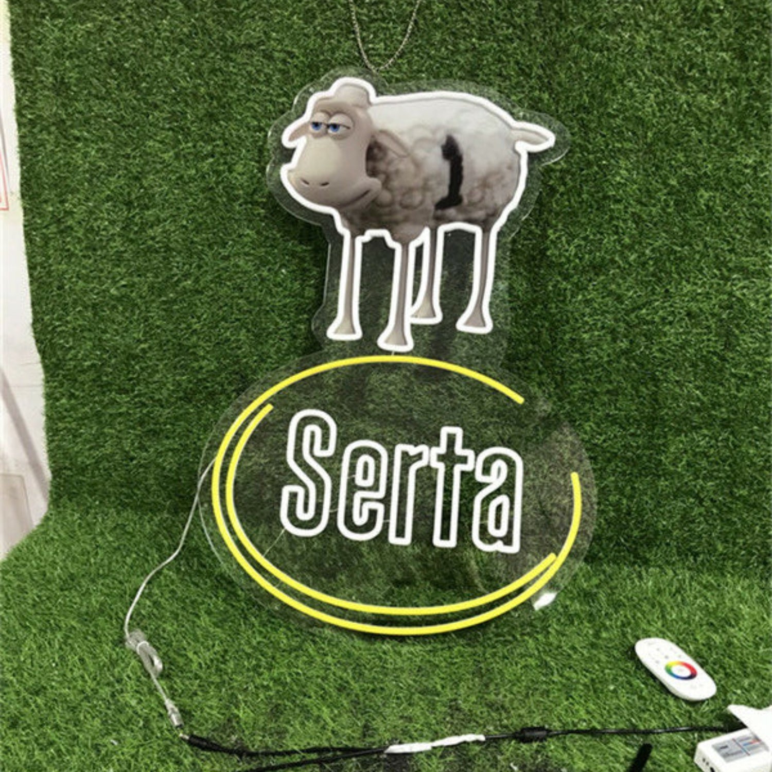 The Sheep Serta Uv Printed Led Neon Sign | Shineneon